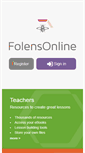 Mobile Screenshot of folensonline.ie